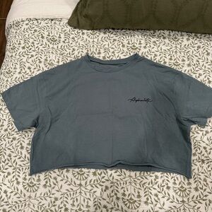 alphalete cropped tee